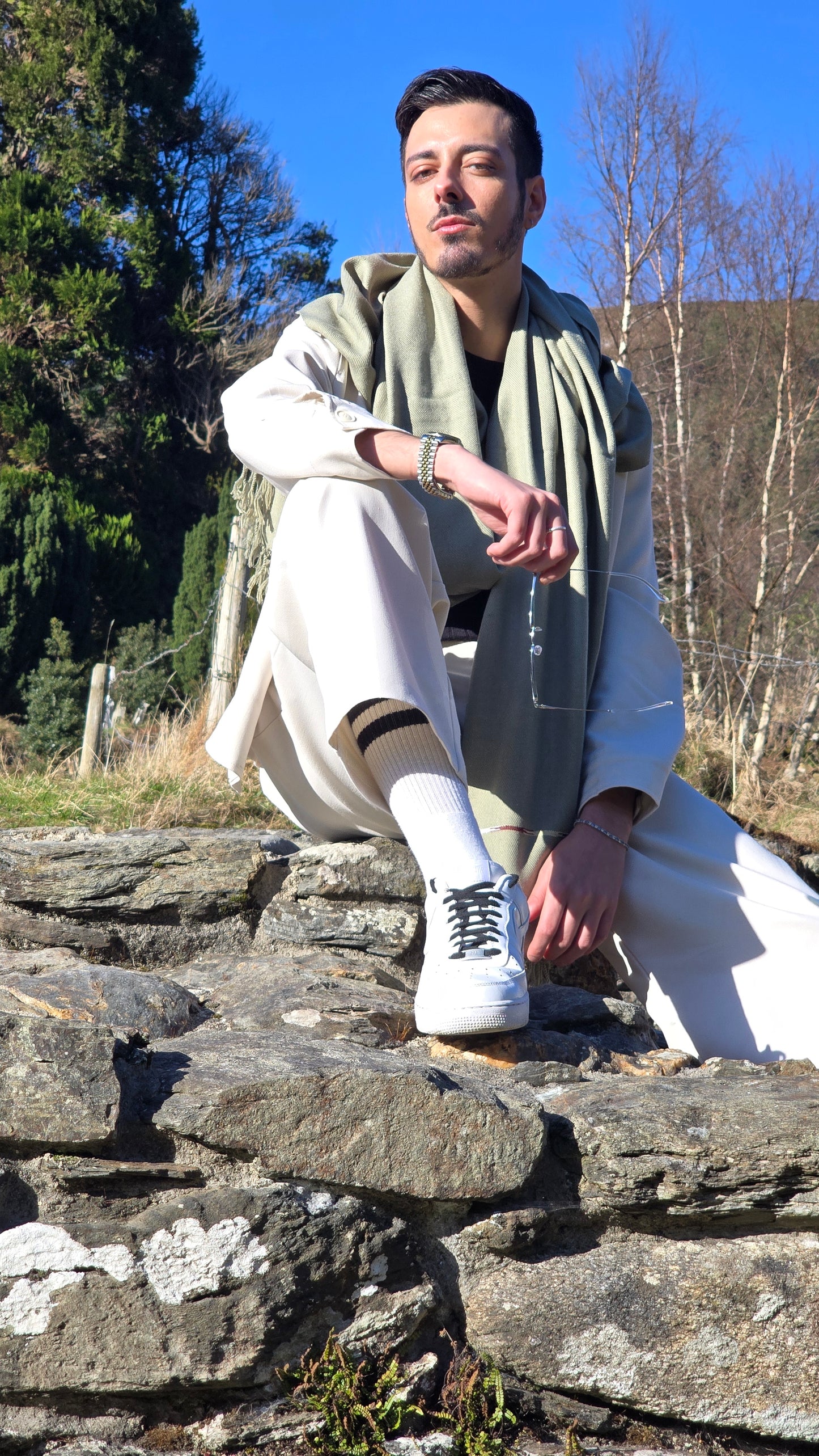 Shawl Cashmere Pistachio